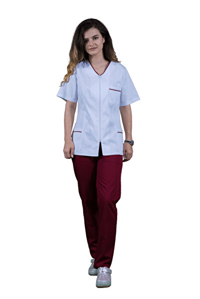 Masstex Bluza Medicală „Adela” vip tercot – VERDE-LĂMÂIE