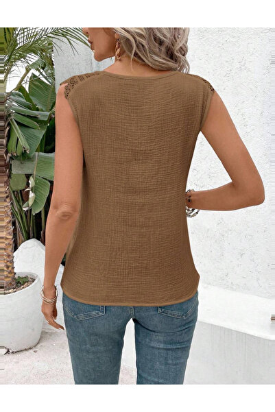 Sheya Shein shirt, brown