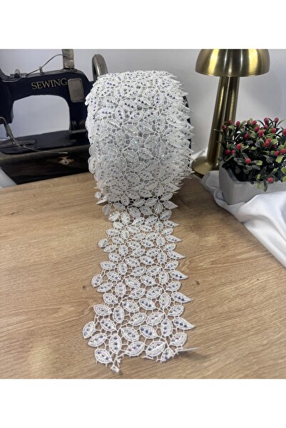 jasmina store taşlı şık dantel şerit