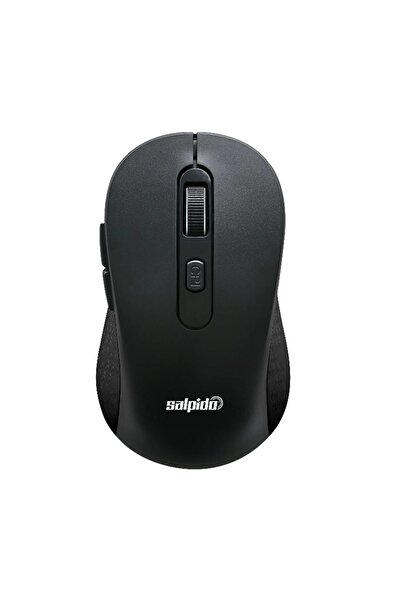Salpido Wireless Dual-Mode Mouse SAL-BTM3, Full Size Black Battery Included-Toggle the bottom switching mode