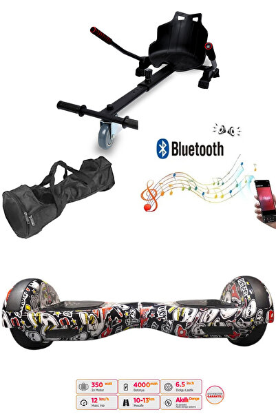 CityMate Elektrikli Kaykay Scooter Hoverboard Akıllı Denge 6.5 Inch + Hover K...