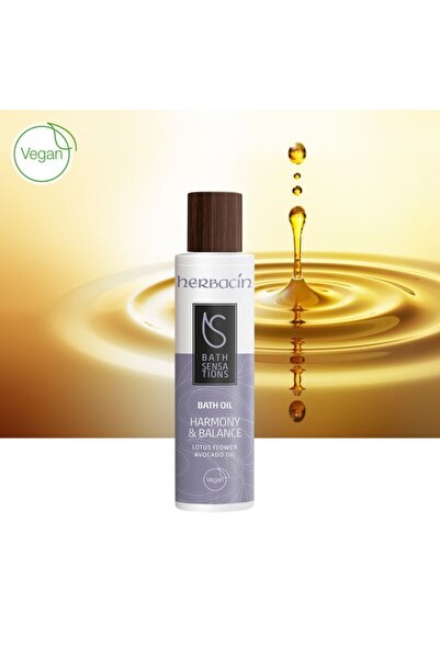 Herbacin Harmony & Balance Bath Oil with Lotus Flower and Avocado Oil, Herbacin, 200 ml