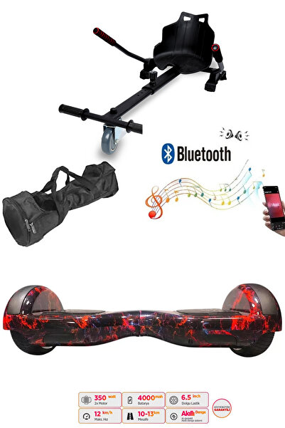 CityMate Elektrikli Kaykay Scooter Hoverboard Akıllı Denge 6.5 Inch + Hover Kart + Çanta EXTREM PAKET D15