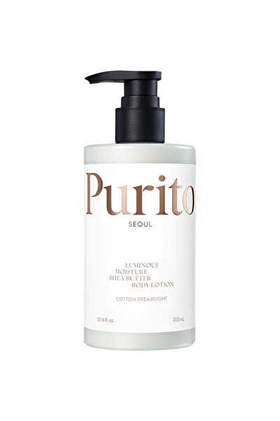 Purito Loțiune hidratantă luminoasă cu unt de shea și coton Cotton Dream Ligh...