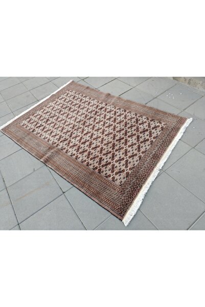 ŞAHMERDANOĞLU سجادة تركمانية-بخارية من الصوف المنسوج يدويًا جديدة تمامًا مقاس...