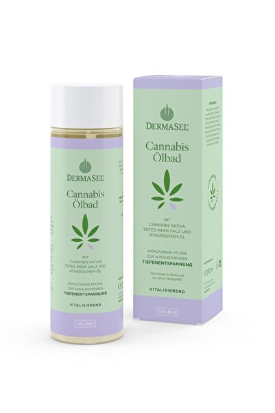 Dermasel Ulei baie cu ulei de cannabis si salvie 250 ml