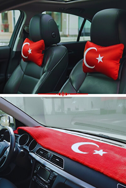 TUSBA MARKET Turkish Flag Crescent and Star Patterned Torpedo Protection Cove...