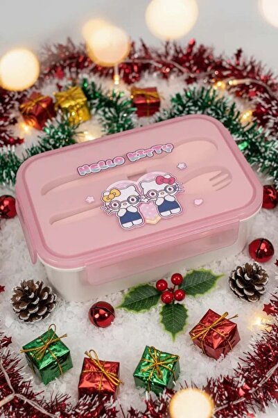 SANRIO Lisanslı Hello Kitty Tatlı Serisi Yemek Kabı 1200 ml