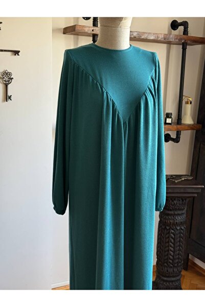 FENDEL فستان محبوك مع روب على شكل حرف V 2309 NAVRA |
