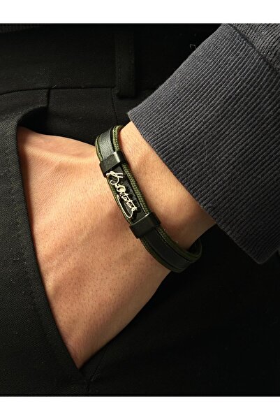 voqplus سوار جلدي للرجال BL0076