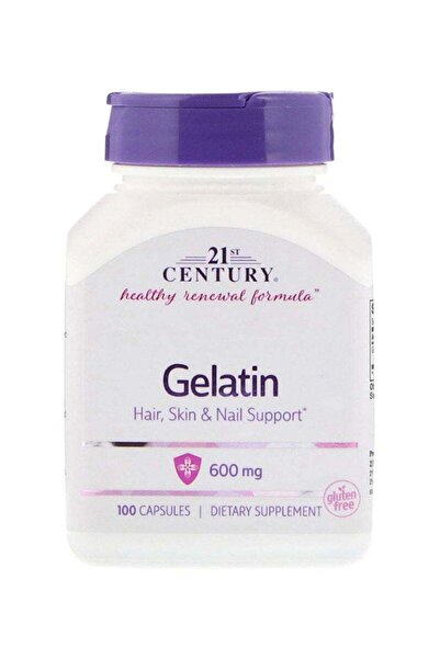 21st Century مكمل غذائي من الجيلاتين 600 ملغ - 100 كبسولة
