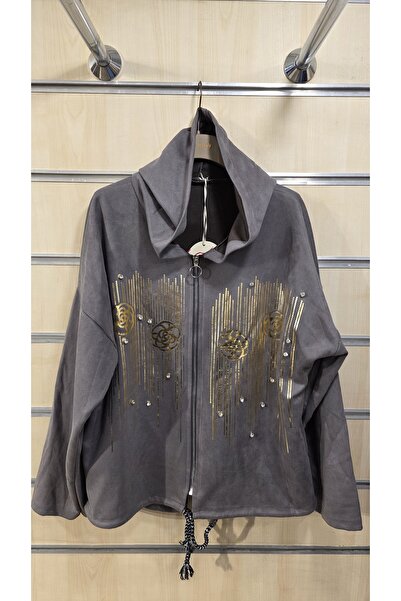 Park Moda بغطاء رأس سترة بمظهر جلد النوبوك