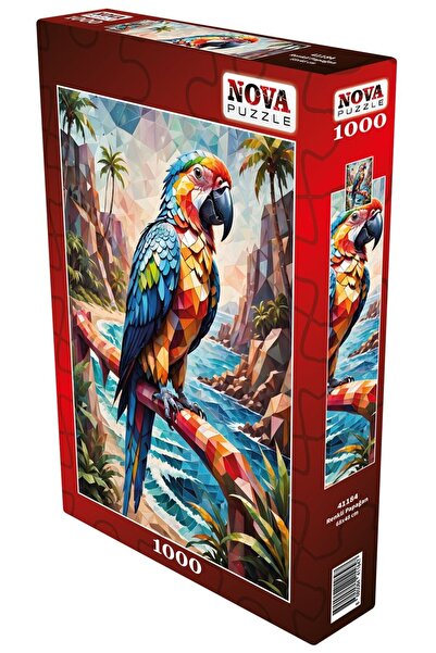 Nova Puzzle 1000 Piece Colorful Parrot Puzzle