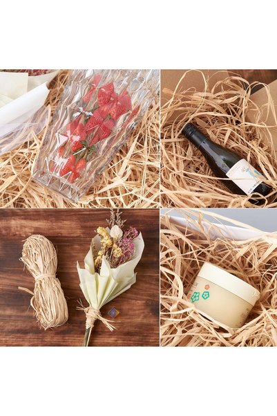 Ekodoğa Natural Raffia Banana Fiber Natural Rope 100 Gr Straw String Decoration Material