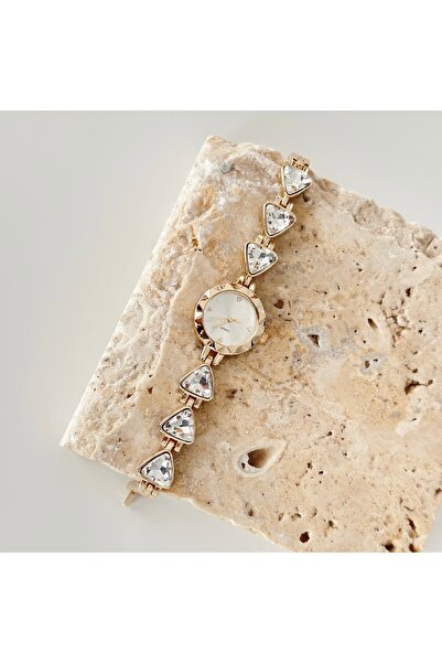 Vesce Atelier ساعة لاجوا ذهبية بيضاء