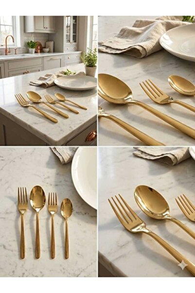 coşkunlaravm Çatal Kaşık Seti 24 Parça