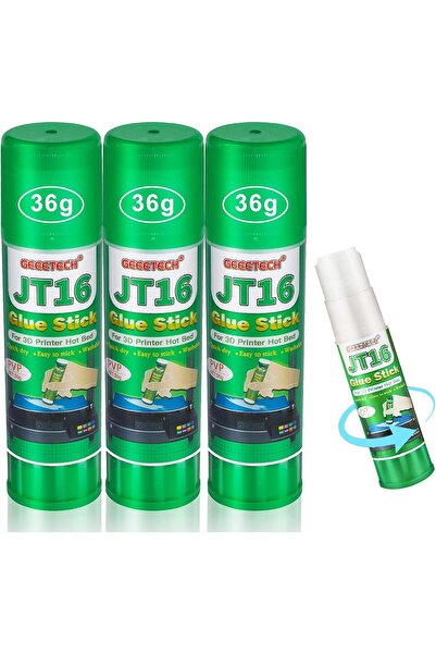 Derun DERUC 3D Printer Bed Adhesive Glue Stick, PVP Solid Adhesive 36g (3 pcs)
