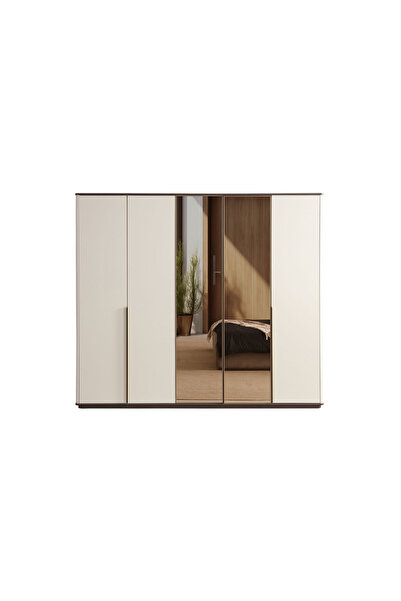 CaddeYıldız Jayne 5 Kapılı Gardrop