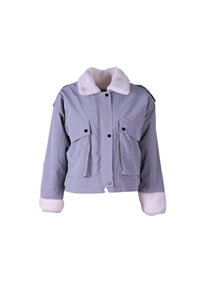 trender 26kg07000014 Gray Women's Coat 4788