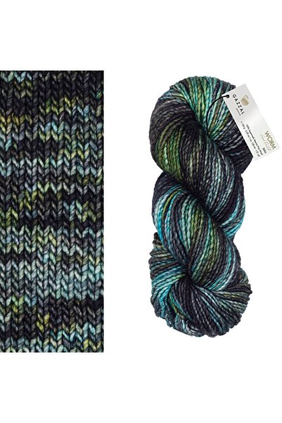 Gazzal Worm %100 Superwash Merino Yün – 150 g 120 m Kalın Bulky Örgü İpi-3886