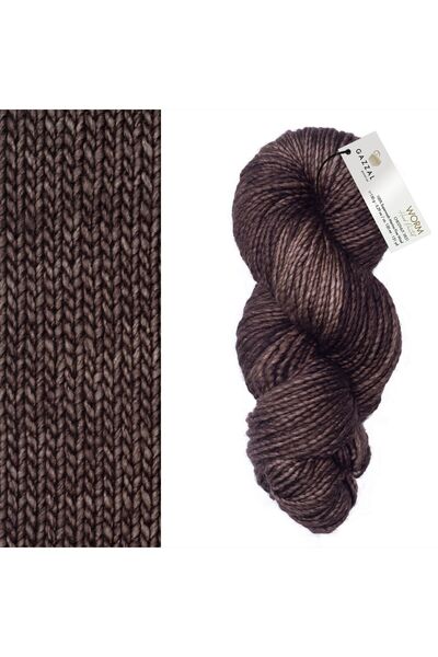 Gazzal Worm %100 Superwash Merino Yün – 150 g 120 m Kalın Bulky Örgü İpi-3851