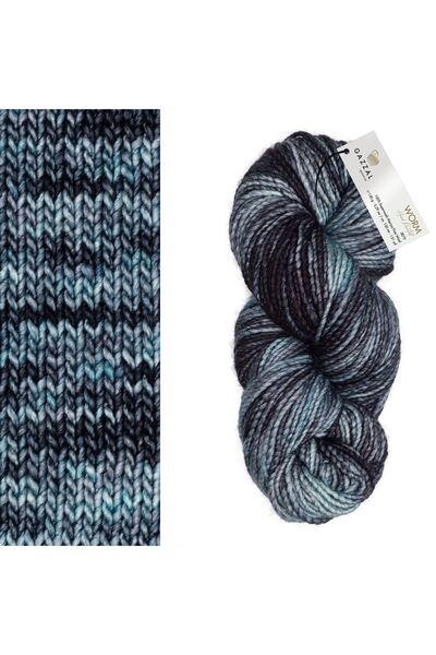 Gazzal Worm %100 Superwash Merino Yün – 150 g 120 m Kalın Bulky Örgü İpi-3879