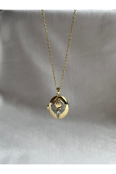 CALYRA Anka Kuşu Uzak Şehir Alya Açılır Kapanır Çelik Kolye