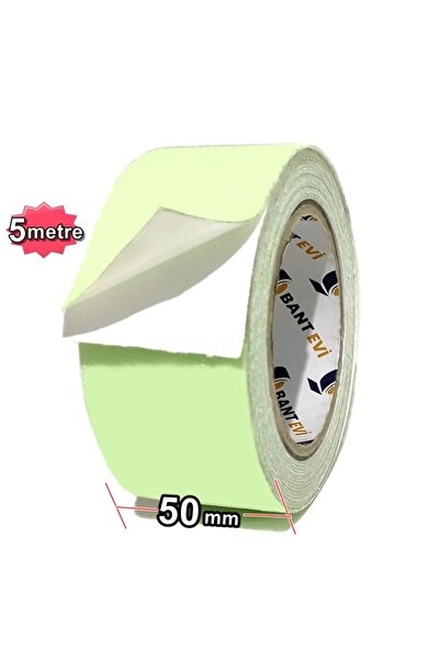 BANT EVİ Fosforlu Bant 5cmx5mt Gece Parlayan Fotolümenli Şerit Bant