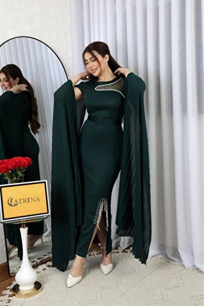 alestafham Elegant soft two-tone evening dress