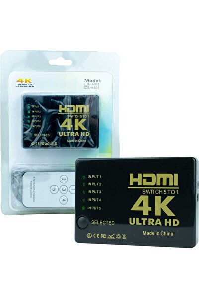 IRONSTAR HDMI SWİTCH 5İN 1 OUT - HDM GİRİŞİ ÇOĞALTMA KUMANDALI