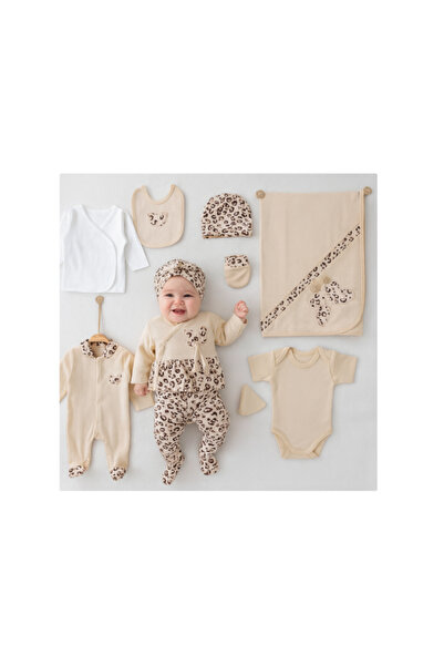 Bubu-Still Set cadou cu 10 piese pentru nou-născuți, Bumbac, Fetiță de Lux