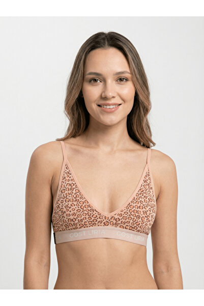- Leopard Desenli Kadın Bralet