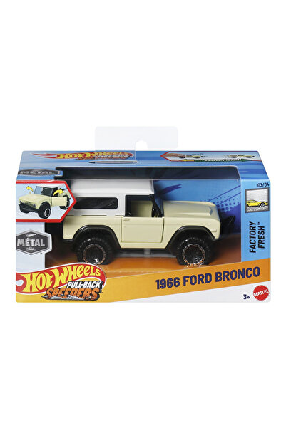 mattel Hot wheels masinuta metalica cu sistem pull back ford bronco 1966 fact...