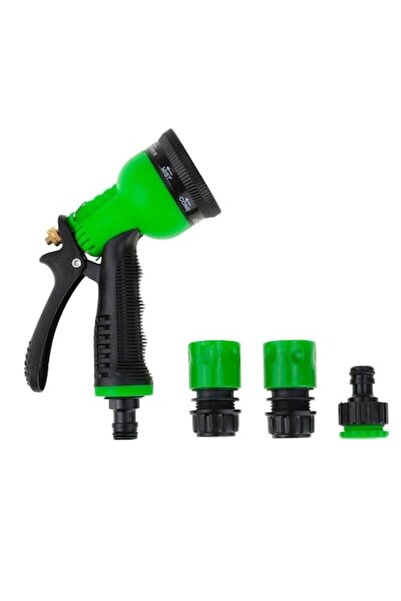 Edman Pistol de pulverizare, 8 moduri de udare, rotativ, set de conectori, mâ...