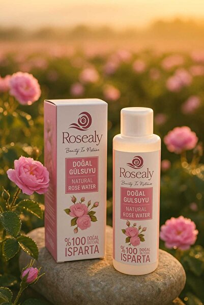 Rosealy %100 Doğal Isparta Gül Suyu 400 ml