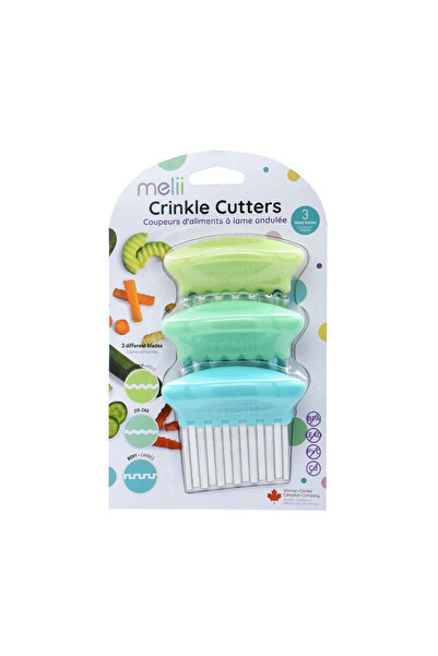 Melii Σετ 3 cutite pentru gustari, melii, bleu mint lime