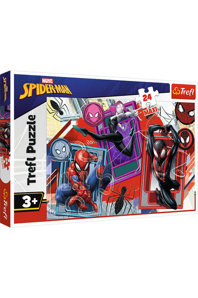 Trefl Puzzle 24 maxi marvel spiderman simturi de paianjen