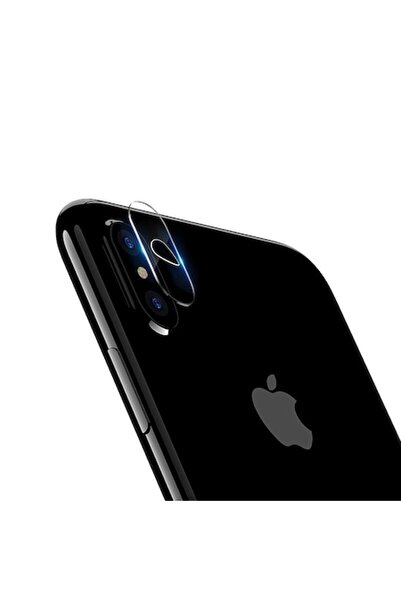 Edman Folie de protecție pentru cameră compatibilă cu iPhone X