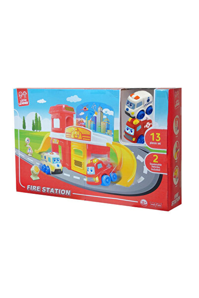 Little Learner Joc de constructie - Prima mea statie de pompieri