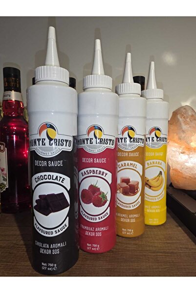 Montecristo MONTE CRİSTO DEKOR SOS 4 LÜ SET ( ÇİKOLATA + KARAMEL + MUZ + FRAM...