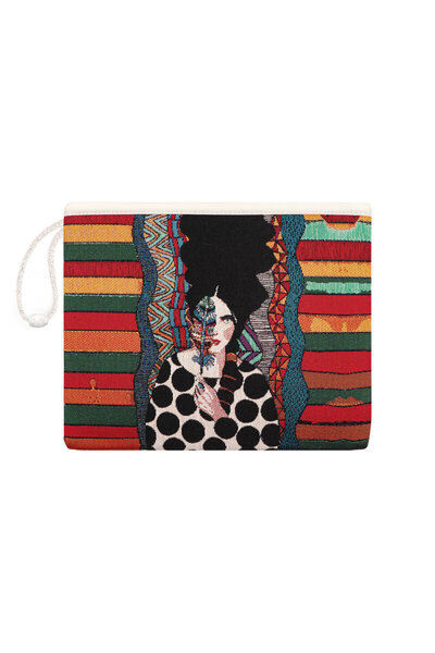 Bursa İpek Geantă de mână cu model boem