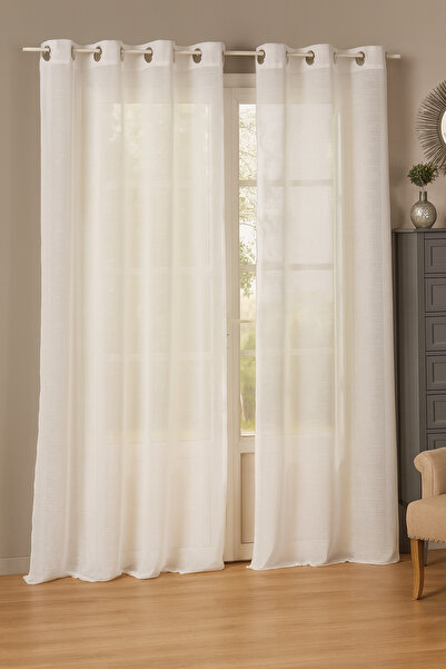 Atmosphera Perdea Alton White 140x240 cm