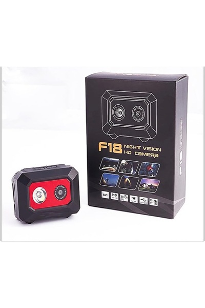 GÜMRÜK MARKET F18 Gece Görüşlü, 1080P HD Kayıt Özellikli Profesyonel Baş Üstü...