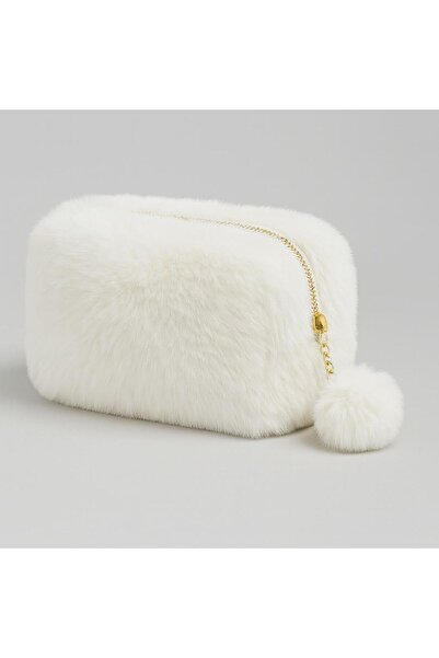 SEYFİKİRTASİYE suport pentru stilou de pluș geantă de machiaj 10x20 cm PRODUCȚIE INTERNĂ un singur compartiment volum mare