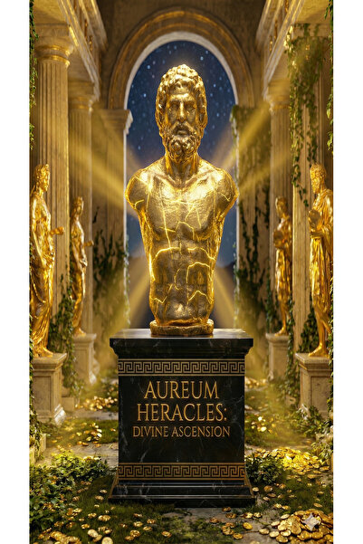 uAmor Herakles (Herkül) Antik Büst - Heykel,Biblo,Obje Dekoratif Eşya (21 cm)