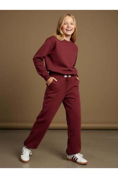 Zekids Κοριτσίστικο Φούτερ Σχέδιο επένδυση fleece O oversized Φούτερ με σχέδιο