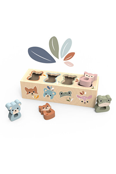 Speedy Monkey Cutie sortatoare cu forme animale din lemn, pentru Baiat, Fata ...