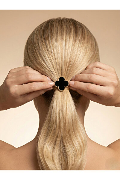 Candy Nuveria Safir Yonca Mineli Yonca Lastik Toka