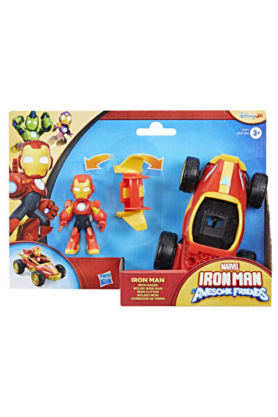 Hasbro Marvel iron man si prietenii sai uimitori set vehicul si figurina iron...