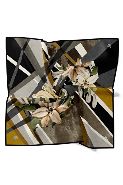 Levidor Çiçek Desenli Kristal Eşarp